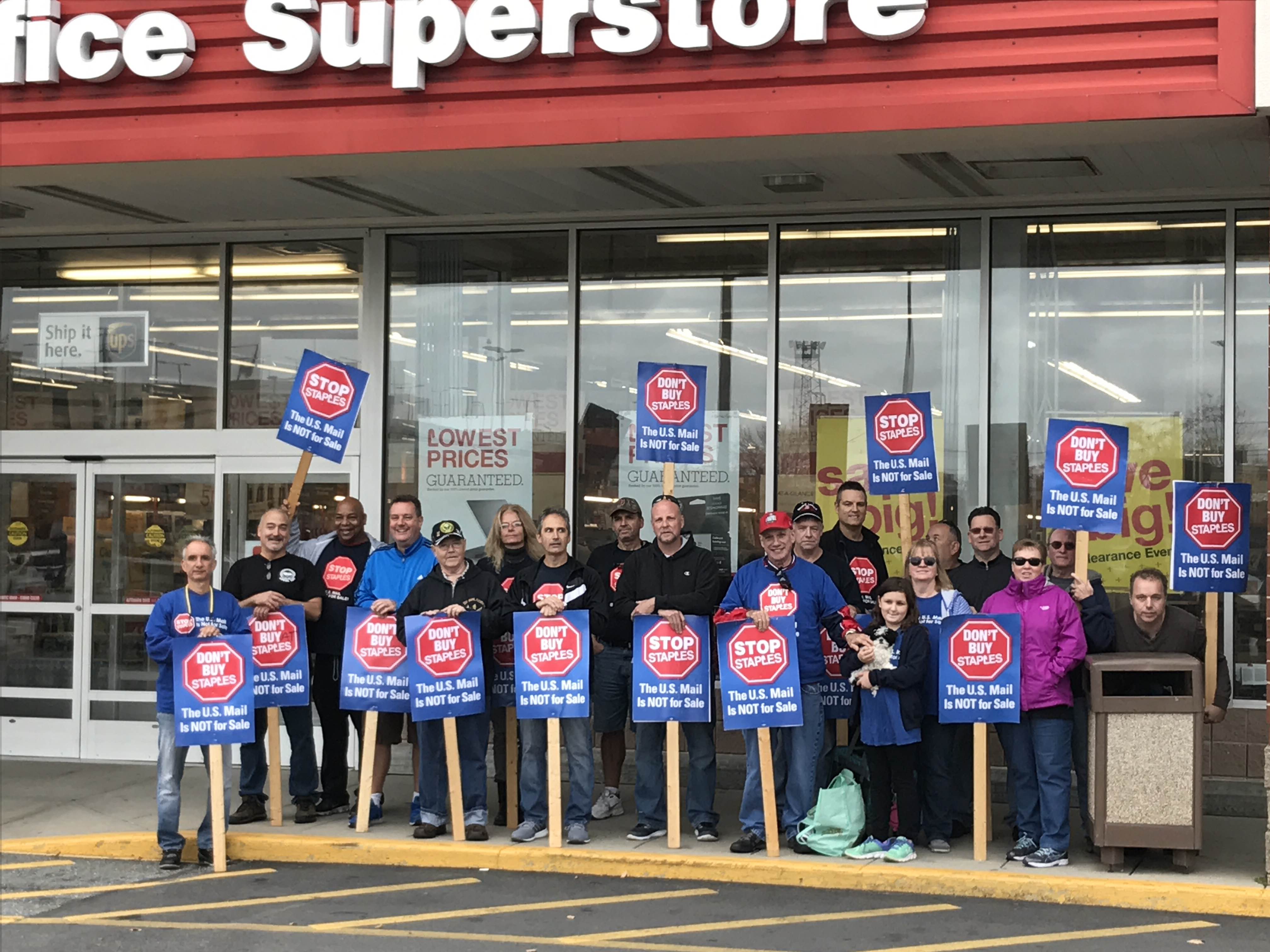 Stop Staples Campaign Alive and Well in Massachusetts American Postal Workers Union